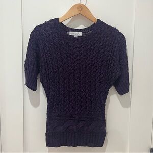 Jennifer Lopez Short Sleeve Sweater